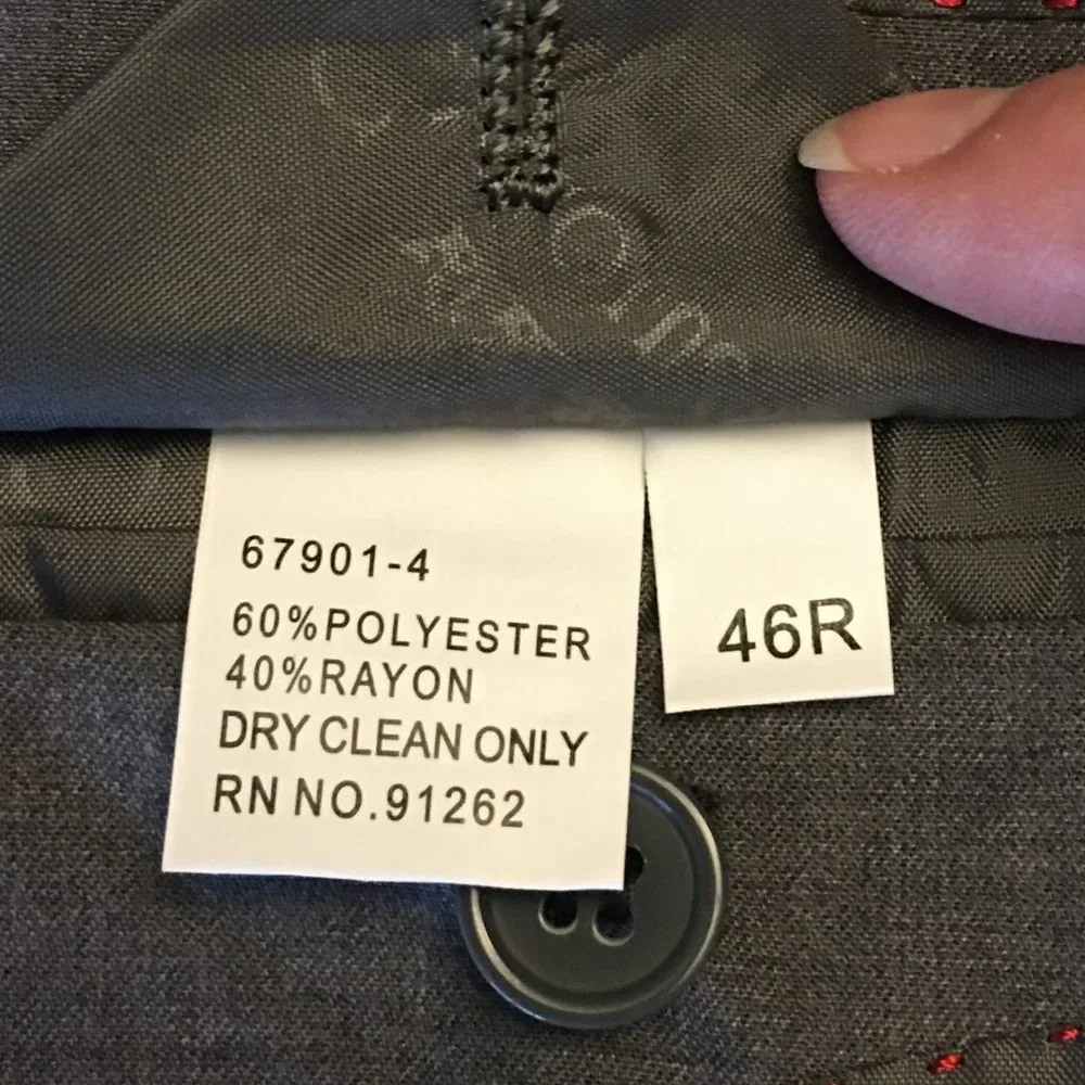 CARLO LUSSO 3-Button Vented "Aldo" Suit Jacket NWT - Picture 12 of 14